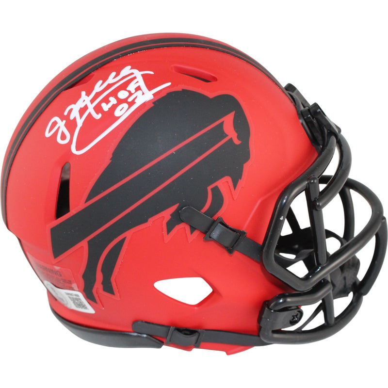 Jim Kelly Signed Buffalo Bills Rave Mini Helmet (HOF Inscribed)