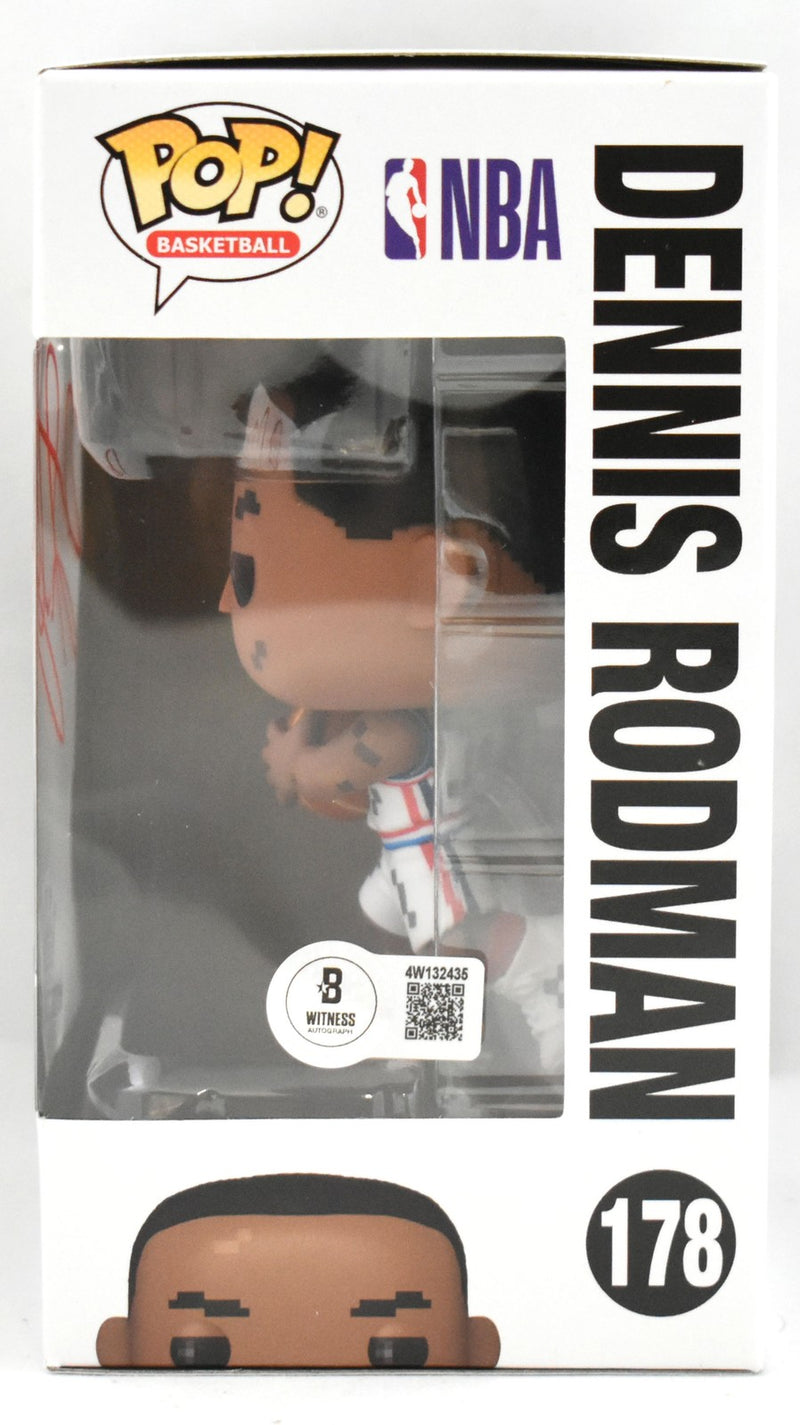 Dennis Rodman Signed Detroit Pistons Funko Pop #178