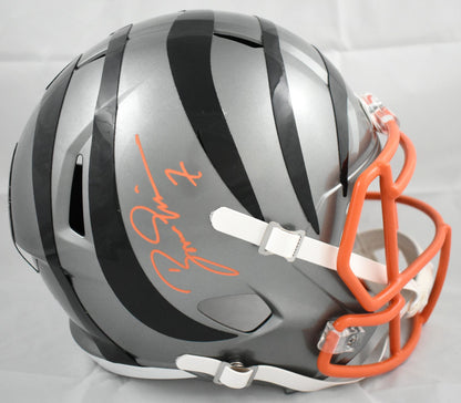Boomer Esiason Autographed Cincinnati Bengals Full Size Flash Helmet