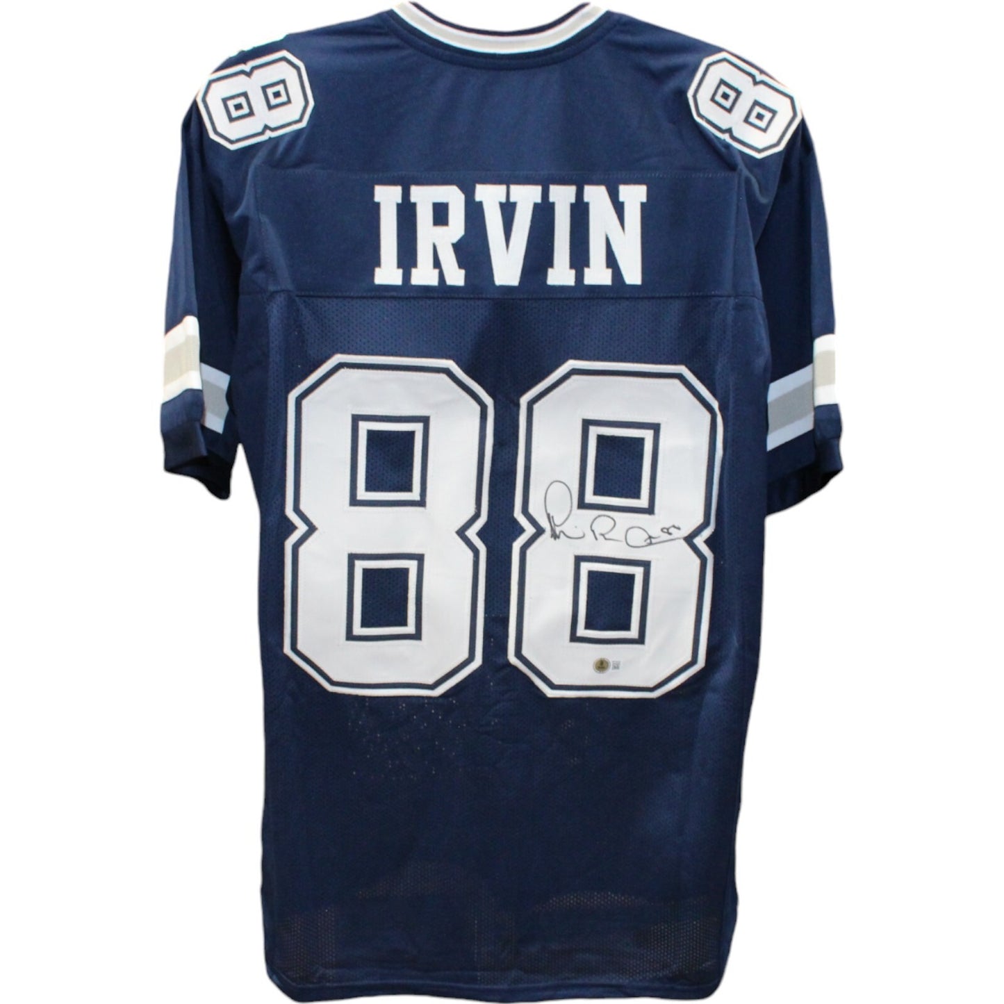 Michael Irvin Autographed Blue Pro Style Jersey
