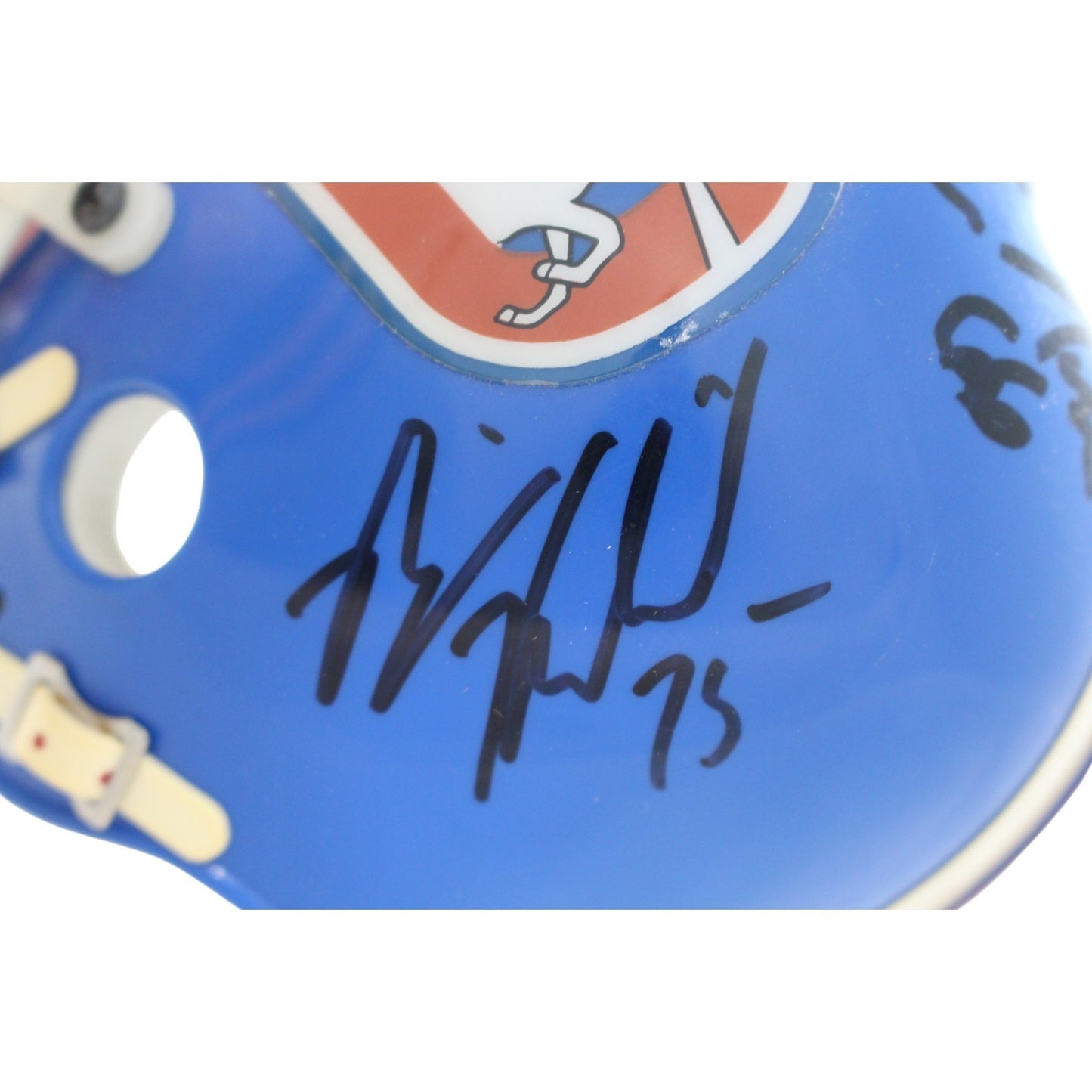 Gary Zimmerman, Tom Nalen & 1997 Broncos OL Multi-Signed Mini Helmet