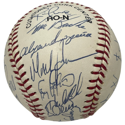 1991 New York Mets Team Signed Official National League Baseball JSA LOA