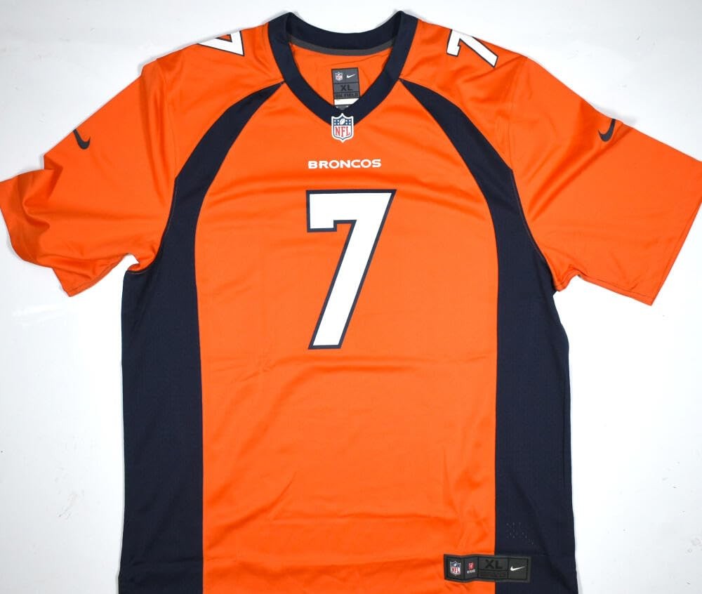 John Elway Signed Denver Broncos Black Nike Game Jersey