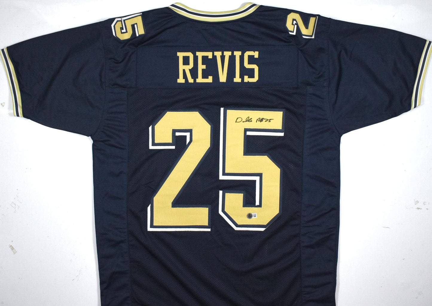 Darrelle Revis Signed Pittsburgh Panthers Custom Jersey