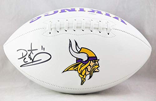 Daunte Culpepper Autographed Minnesota Vikings Black Logo Football