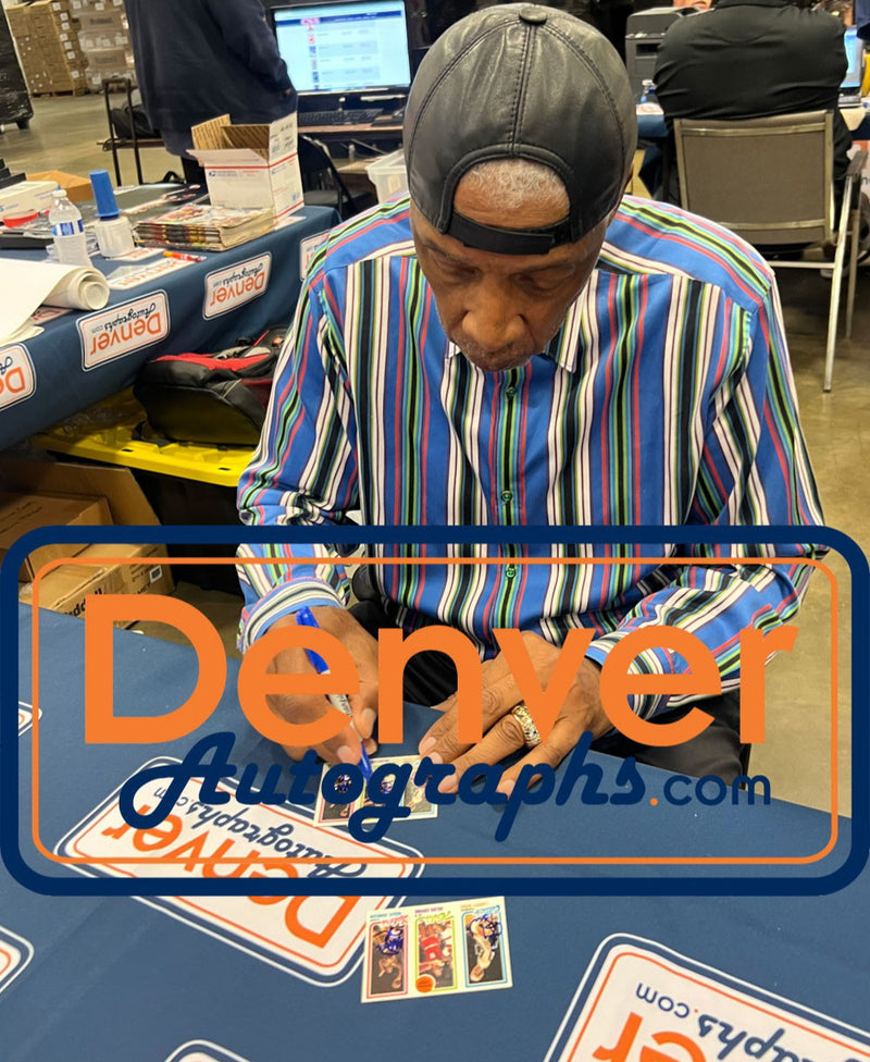 Larry Bird, Magic Johnson & Julius Erving Signed 1980 Topps PSA 7 Card