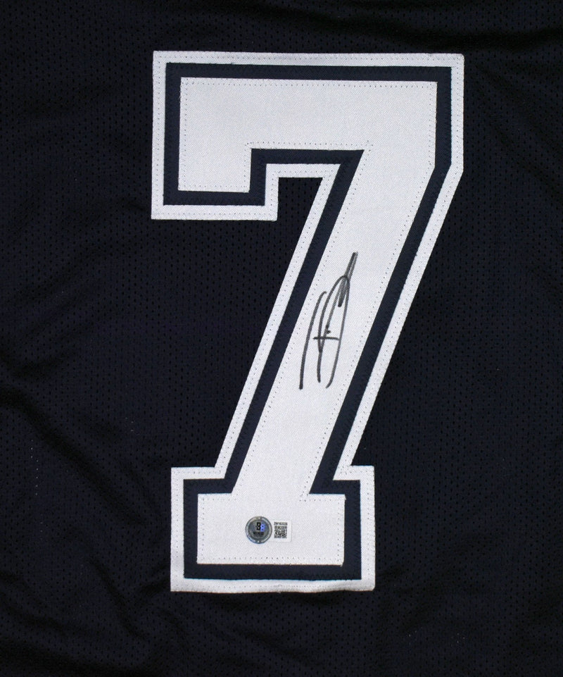 Trevon Diggs Autographed Dallas Cowboys Custom Blue Jersey