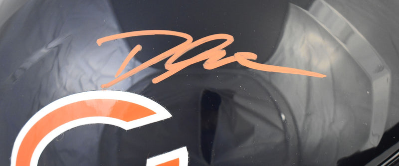 D'Andre Swift Chicago Bears Autographed Full Size Speed Helmet