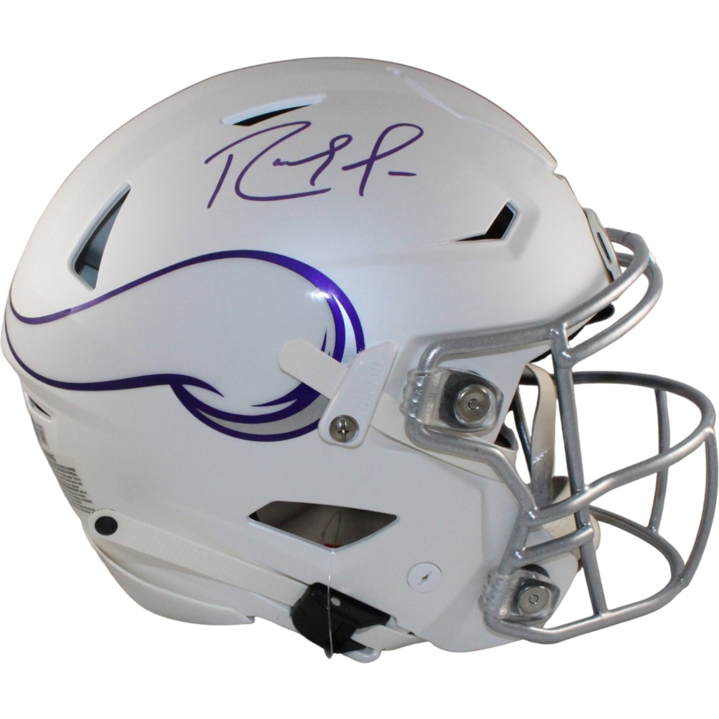Randy Moss Signed Minnesota Vikings Full Size SpeedFlex 2024 Alternate Helmet