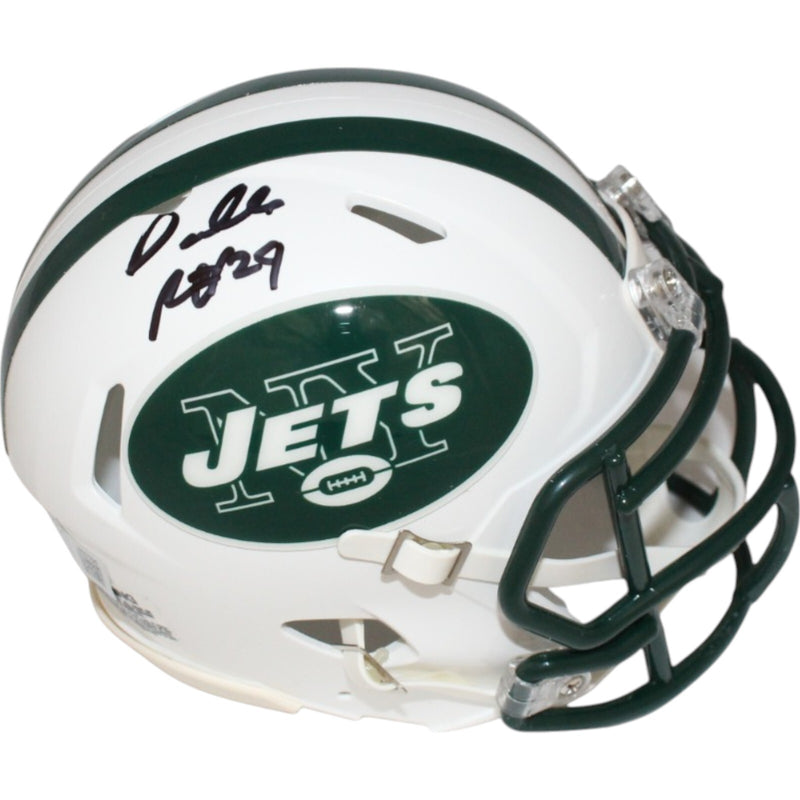 Darrelle Revis New York Jets Autographed Throwback Mini Helmet