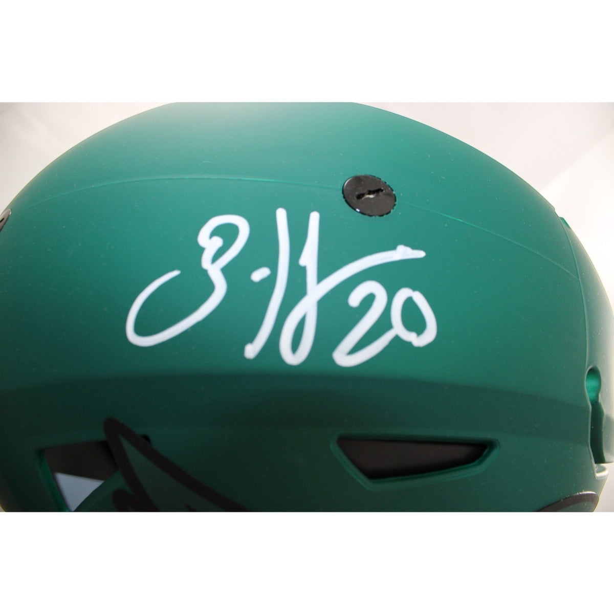 Brian Dawkins Signed Philadelphia Eagles Speedflex Rave Helmet