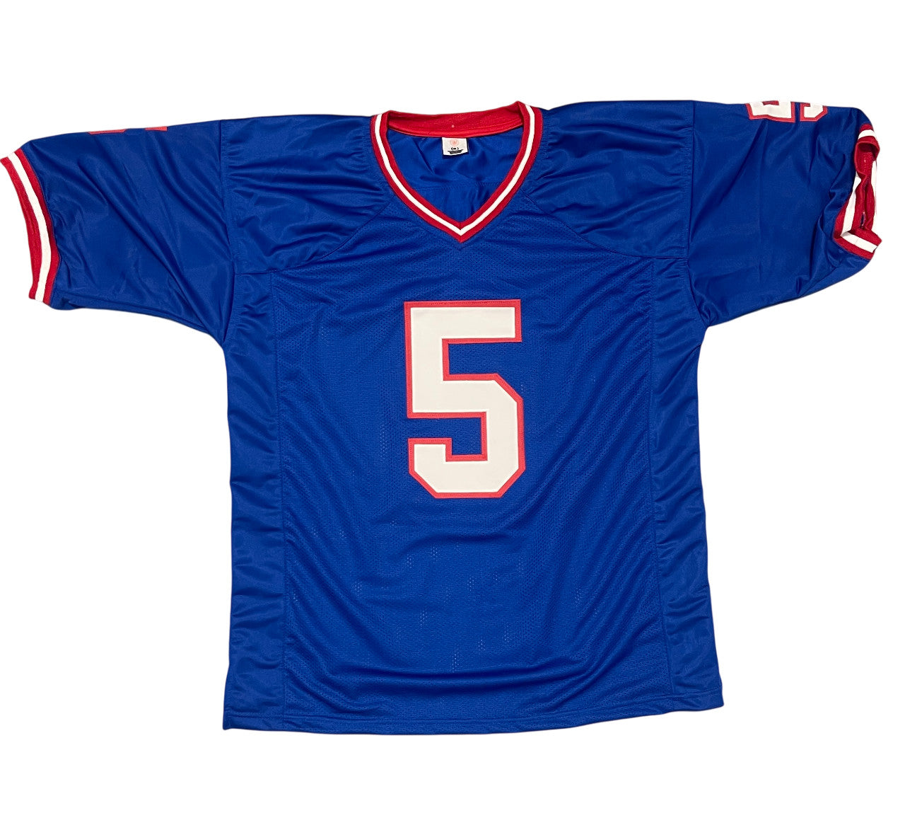 Sean Landeta Signed New York Giants Custom Football Jersey (Beckett COA)