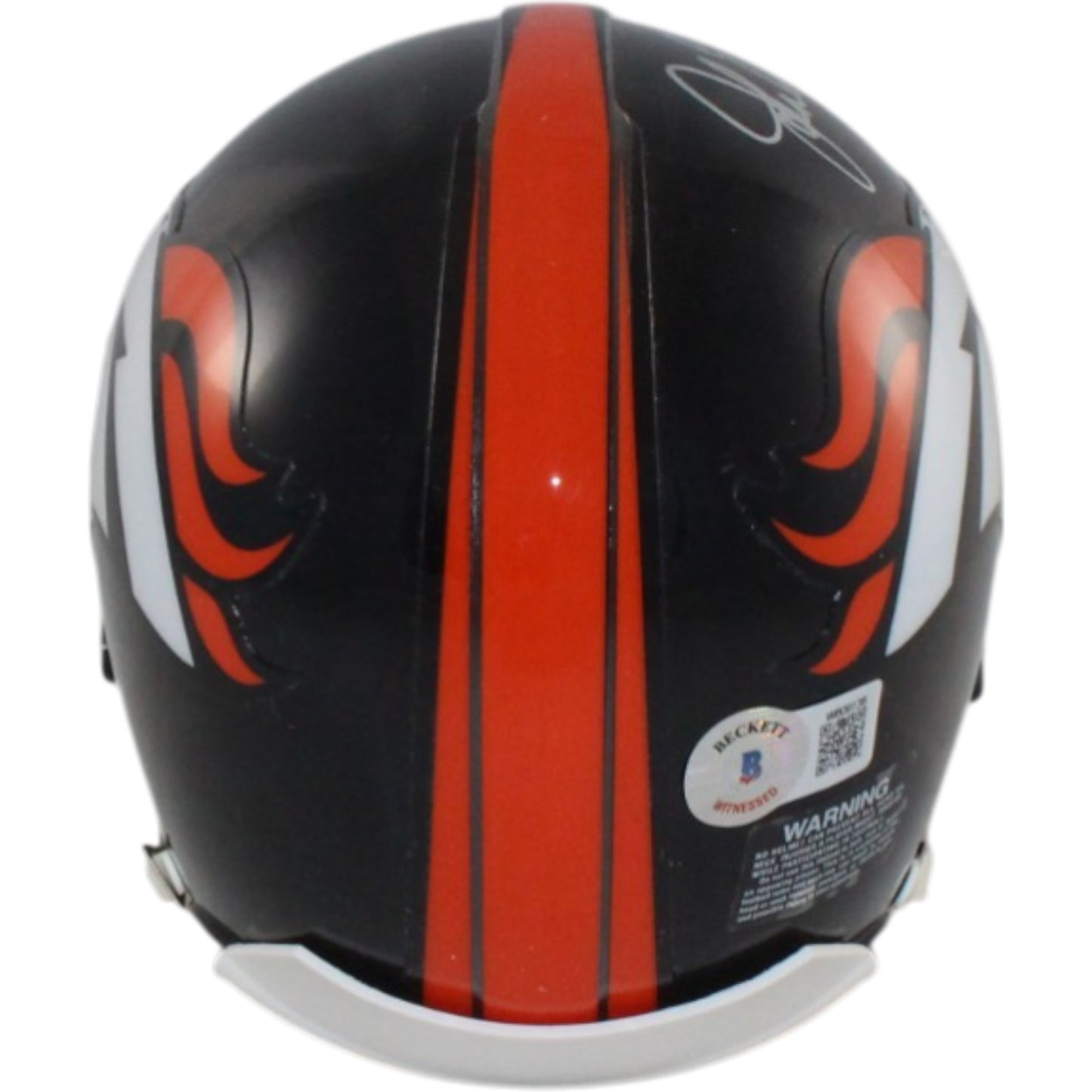 John Elway Signed Denver Broncos Mini Helmet (BAS)