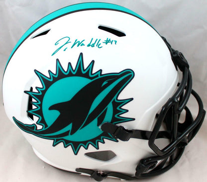 Jaylen Waddle Signed Miami Dolphins Lunar Speed Full Size Replica Helmet