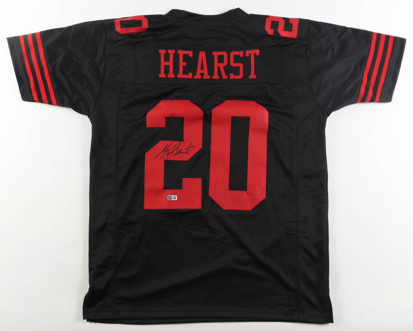 Garrison Hearst Signed San Francisco 49ers Black Custom Jersey