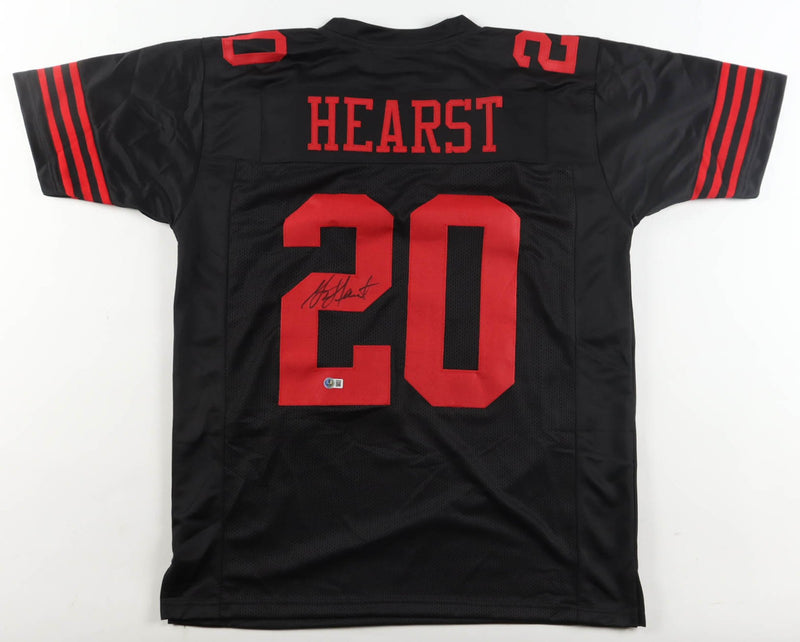 Garrison Hearst Signed San Francisco 49ers Black Custom Jersey