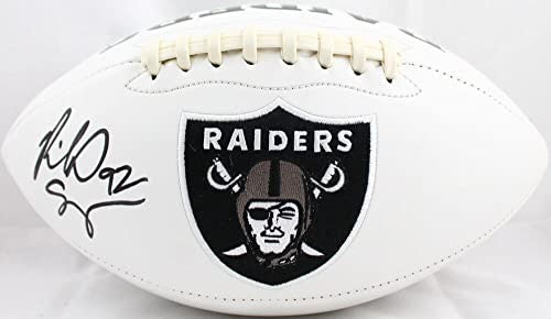 Richard Seymour Signed Oakland Raiders Logo Football