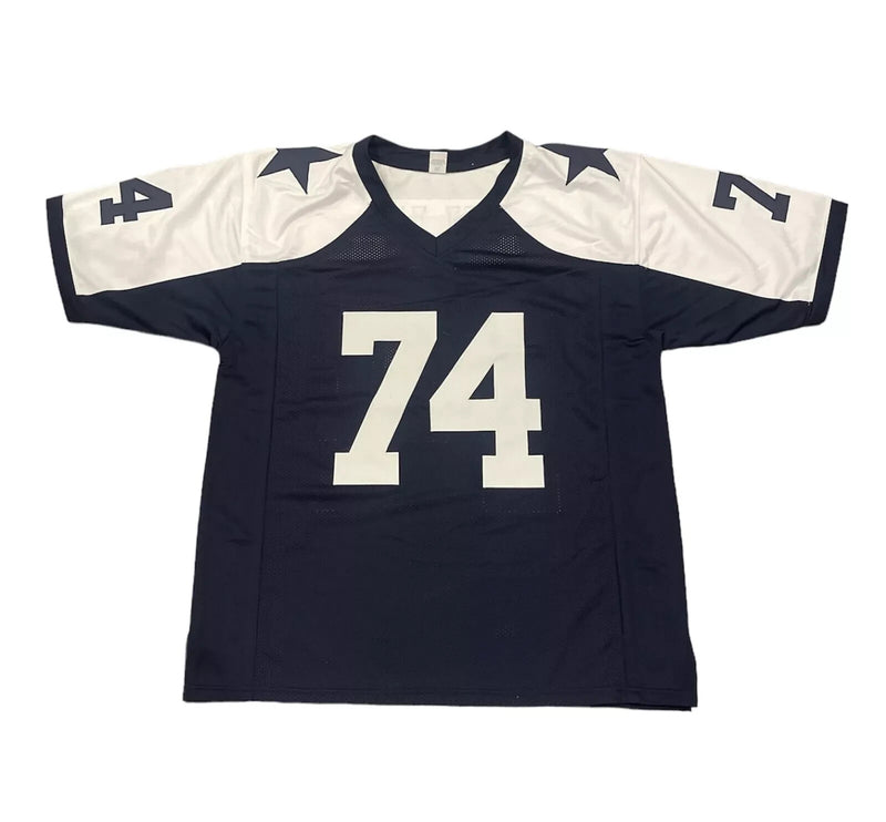 Bob Lilly Signed Dallas Cowboys Custom Jersey with 4 Inscriptions