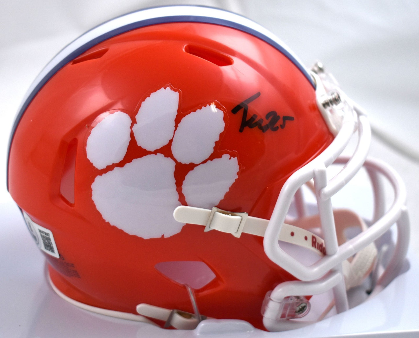 Tee Higgins Autographed Clemson Tigers Speed Mini Helmet