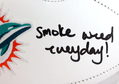Ricky Williams Signed Miami Dolphins Logo Football - SWED Inscription