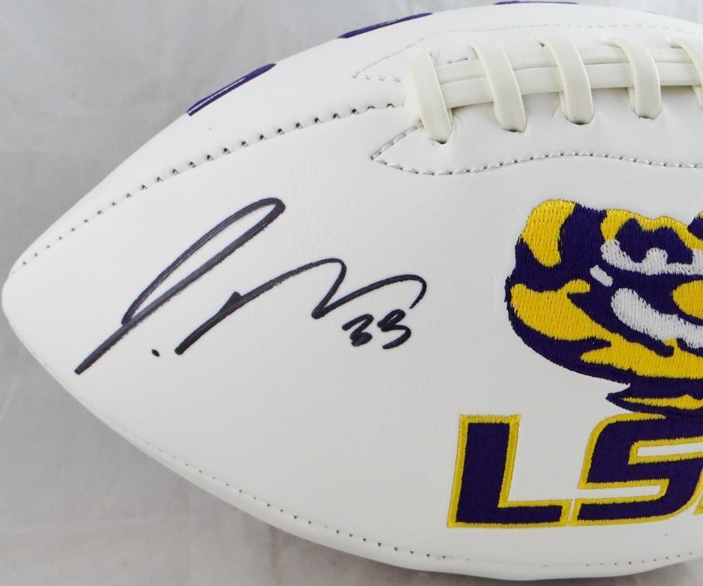 Jamal Adams Autographed LSU Tigers Logo Football