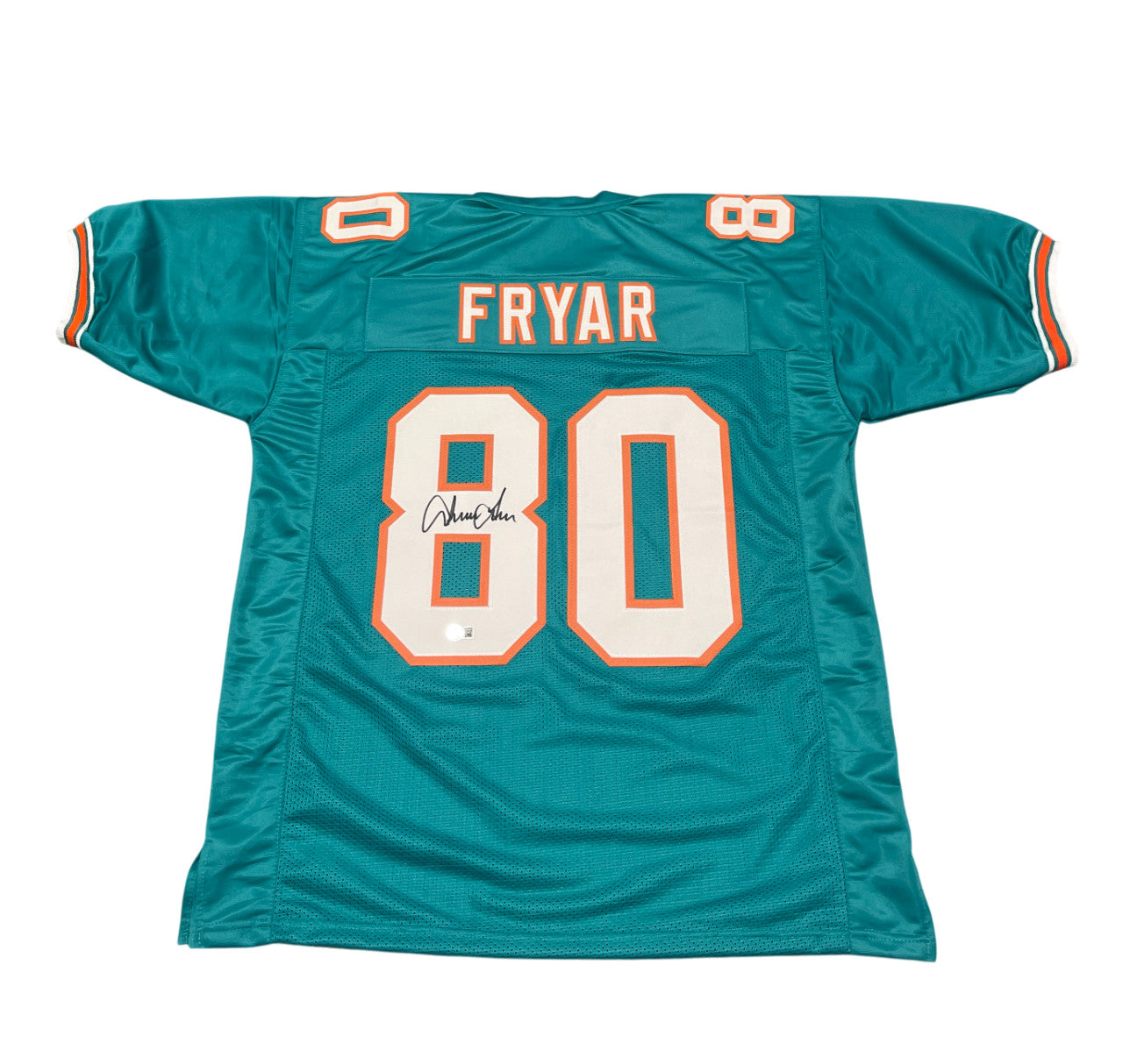 Irving Fryar Signed Miami Dolphins Custom Jersey (BAS COA)