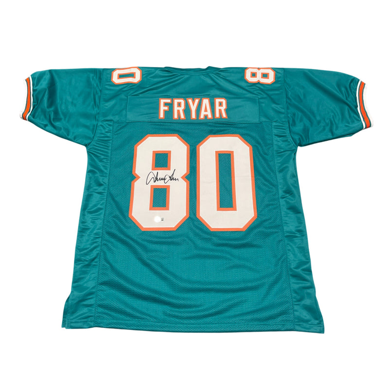 Irving Fryar Signed Miami Dolphins Custom Jersey (BAS COA)