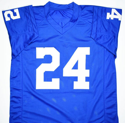 Lenny Moore Autographed Baltimore Colts Custom Blue Jersey