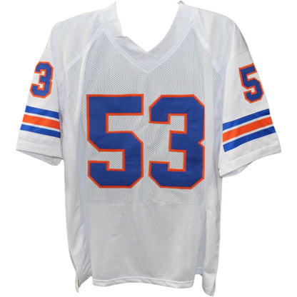 Randy Gradishar Signed Pro Style White Football Jersey