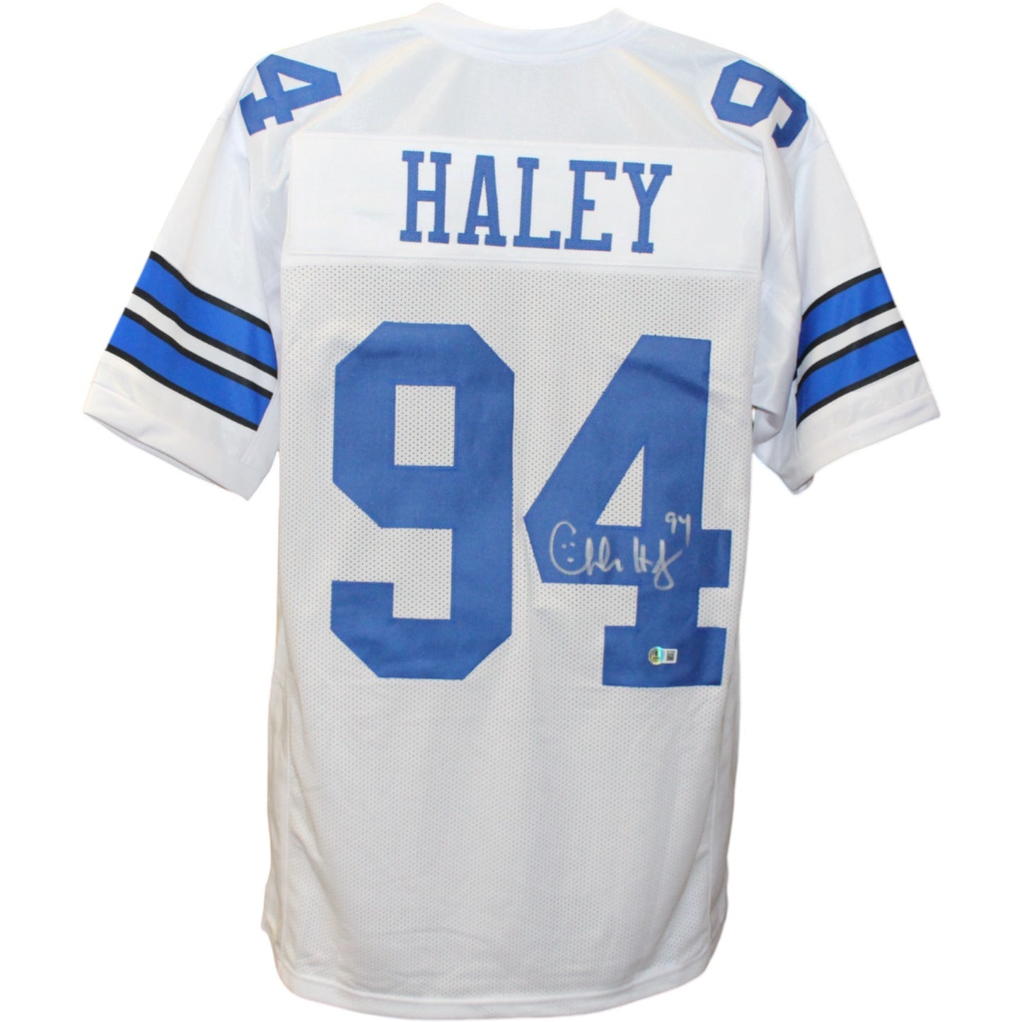 Charles Haley Autographed Pro Style White Football Jersey