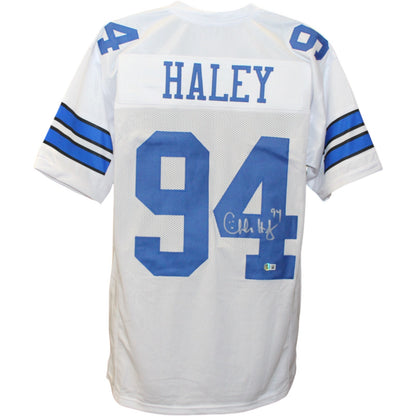 Charles Haley Autographed Pro Style White Football Jersey