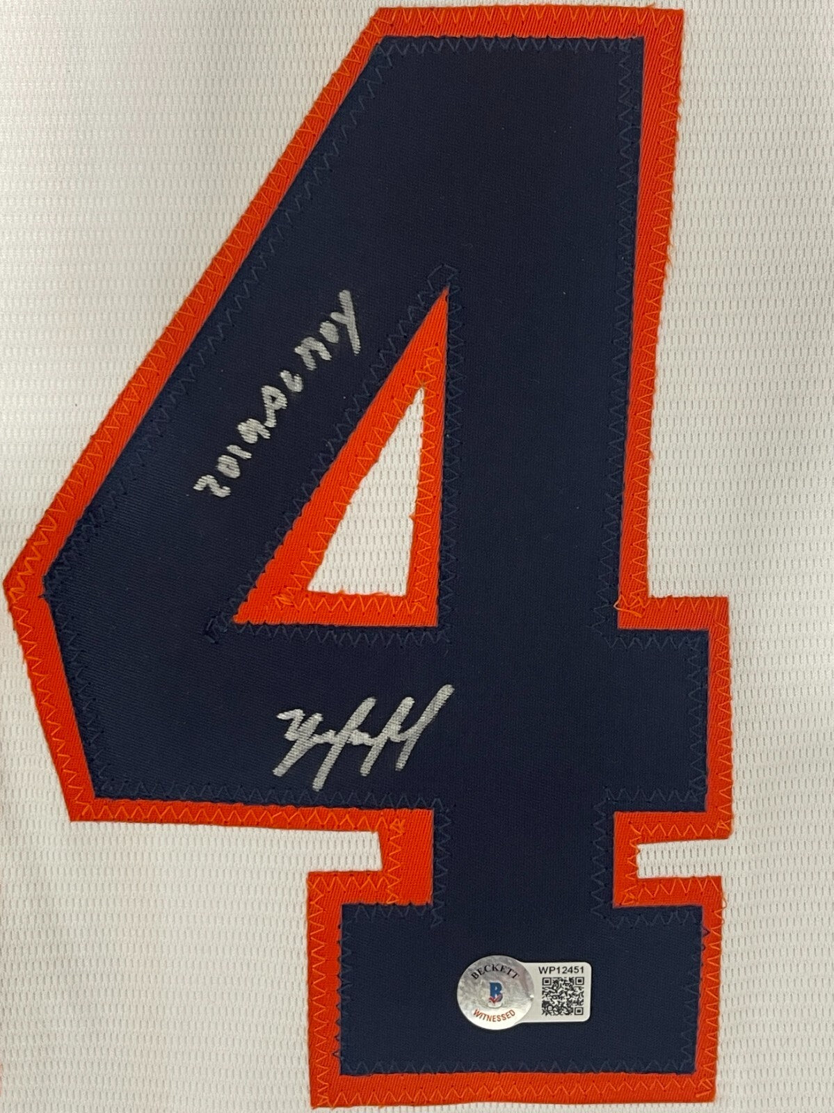 Yordan Alvarez Signed Houston Astros Nike Jersey (2019 AL ROY) - Beckett