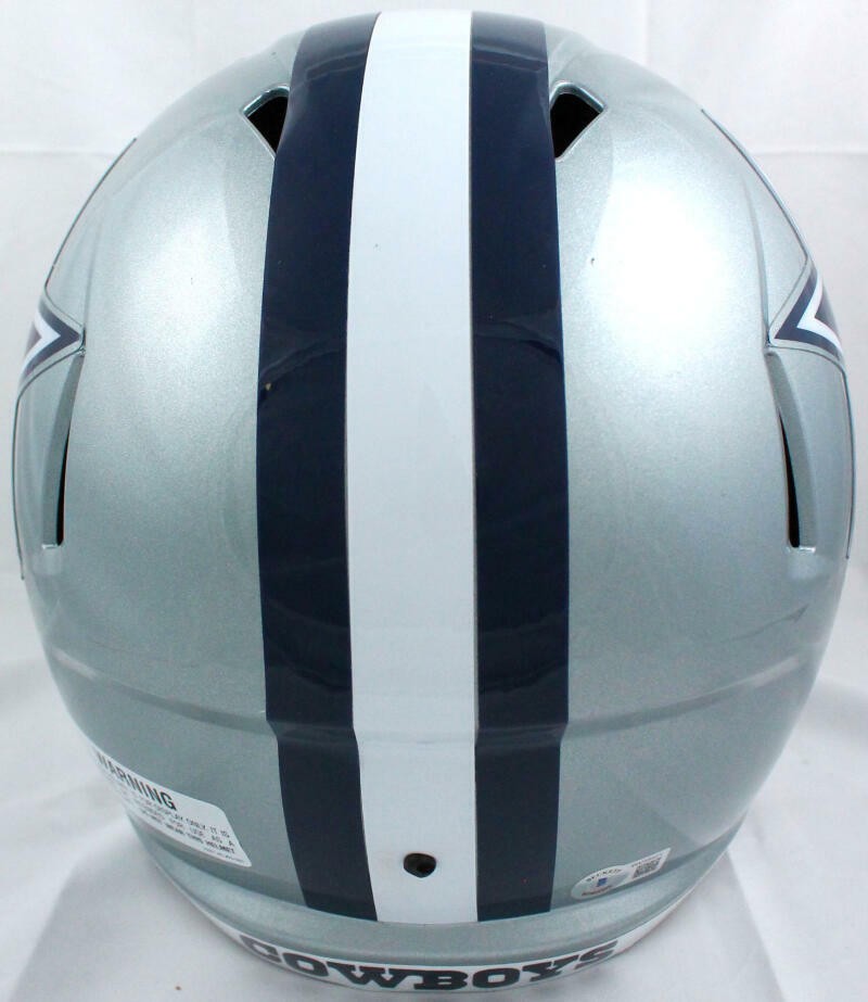 Ezekiel Elliott Dallas Cowboys Signed Full Size Speed Helmet - Black