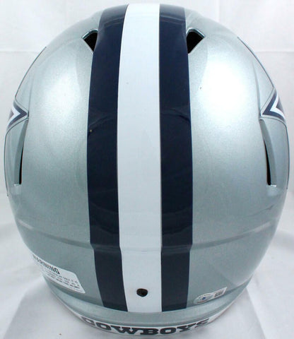 Ezekiel Elliott Dallas Cowboys Signed Full Size Speed Helmet - Black