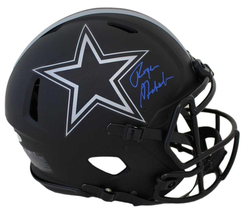 Roger Staubach Dallas Cowboys Signed Authentic Eclipse Speed Helmet