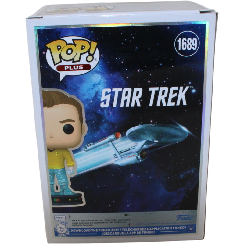 William Shatner Signed Star Trek Captain Kirk Glitter Funko Pop! #1689