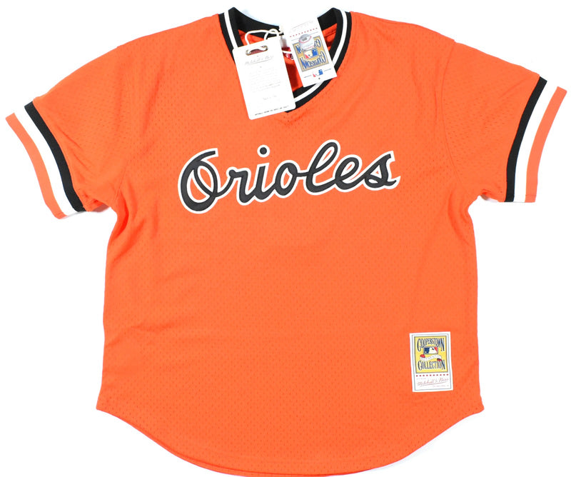 Cal Ripken Jr. Autographed Baltimore Orioles Mitchell & Ness Jersey