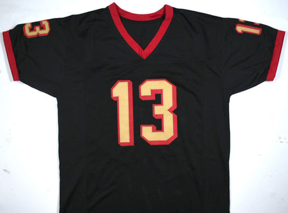 Kurt Warner Autographed Iowa Barnstormers Custom Black Jersey