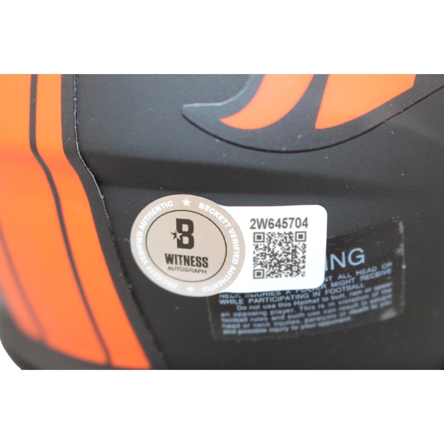 Shannon Sharpe Denver Broncos Eclipse Mini Helmet Autographed