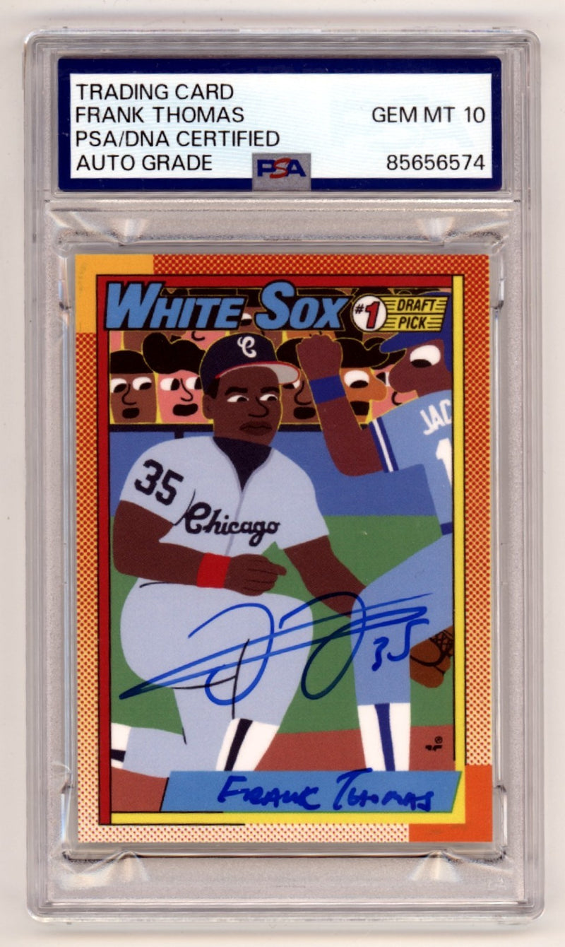 Frank Thomas Signed 2020 Topps Project 2020 Card PSA 10 Auto "NNOF"