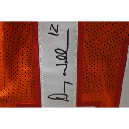 Doug Williams Signed Orange Custom Football Jersey Beckett COA