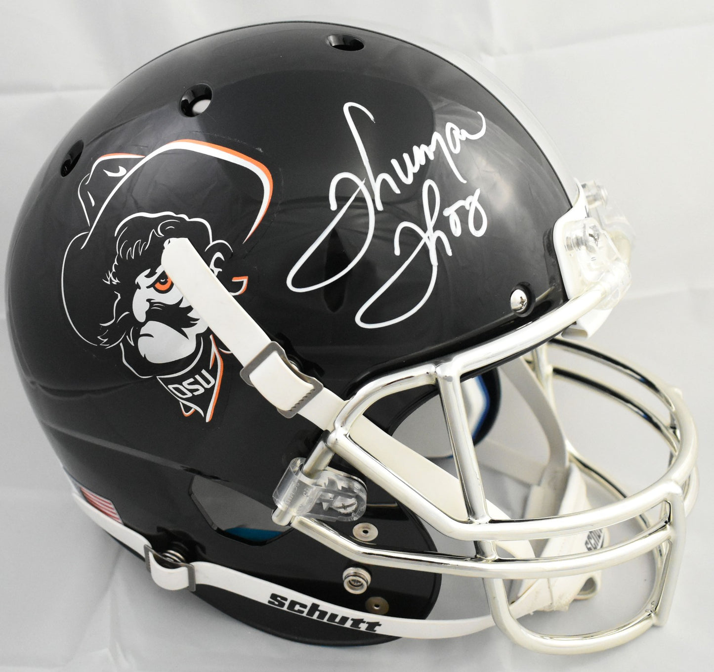 Thurman Thomas Signed Oklahoma State Cowboys Full Size Helmet