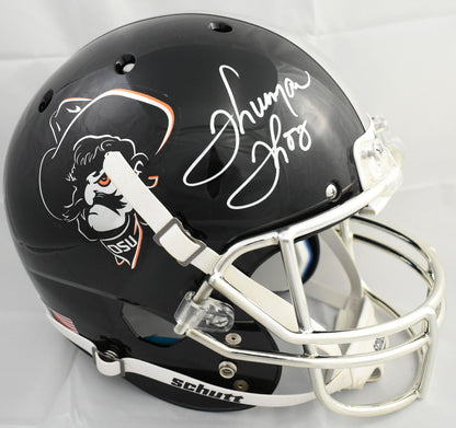 Thurman Thomas Signed Oklahoma State Cowboys Full Size Helmet