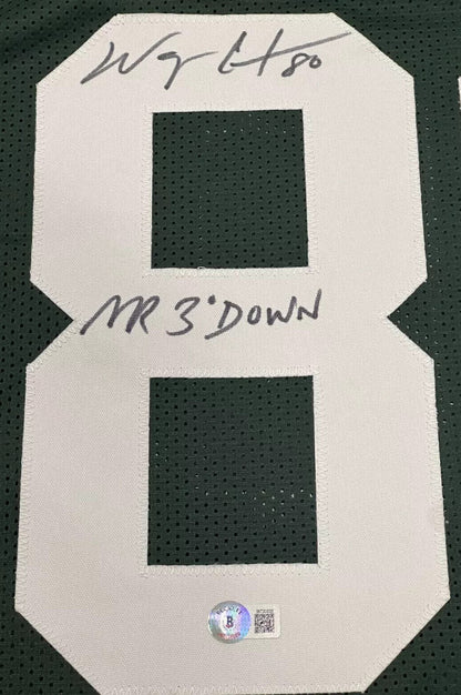 Wayne Chrebet New York Jets Signed Custom Jersey "Mr 3rd Down" BAS COA