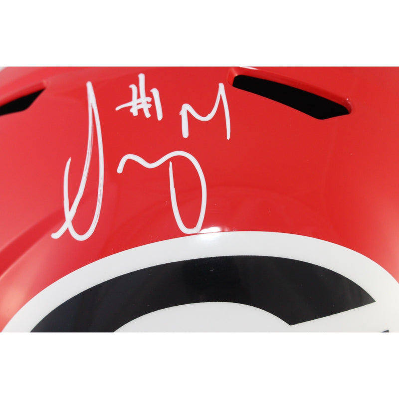 Sony Michel Autographed Georgia Bulldogs Full Size Replica Helmet