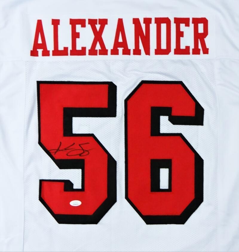 Kwon Alexander Signed White Color Rush Custom Jersey