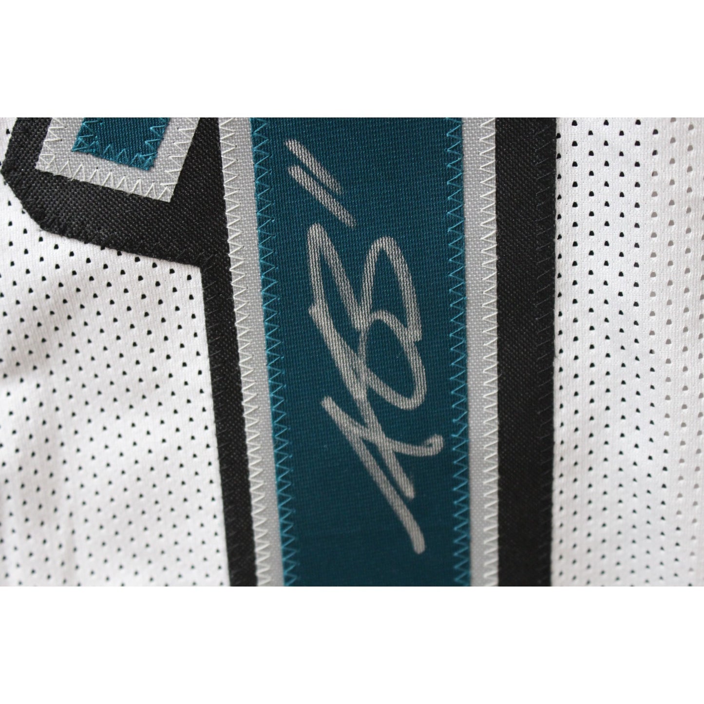AJ Brown Autographed White Pro Style Jersey (Beckett Witnessed)