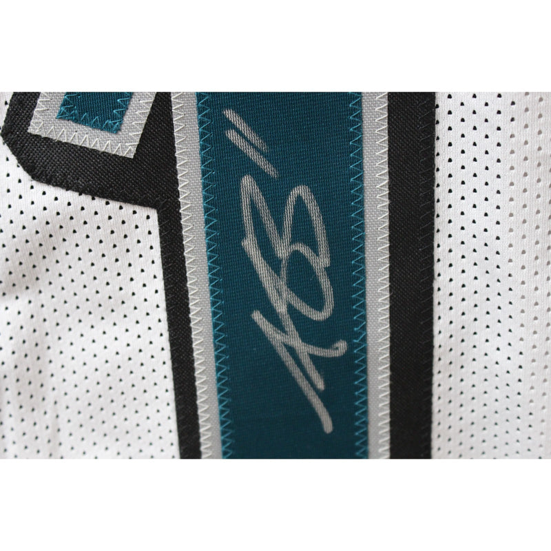 AJ Brown Autographed White Pro Style Jersey (Beckett Witnessed)