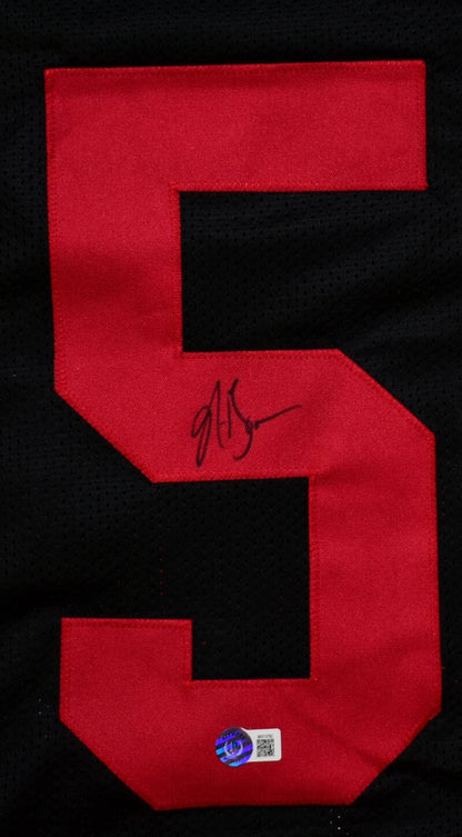 NaVorro Bowman Signed San Francisco 49ers Custom Black Jersey