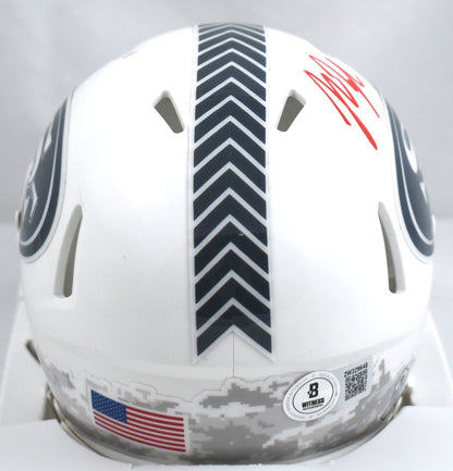 John Lynch Signed San Francisco 49ers 2024 Salute to Service Mini Helmet